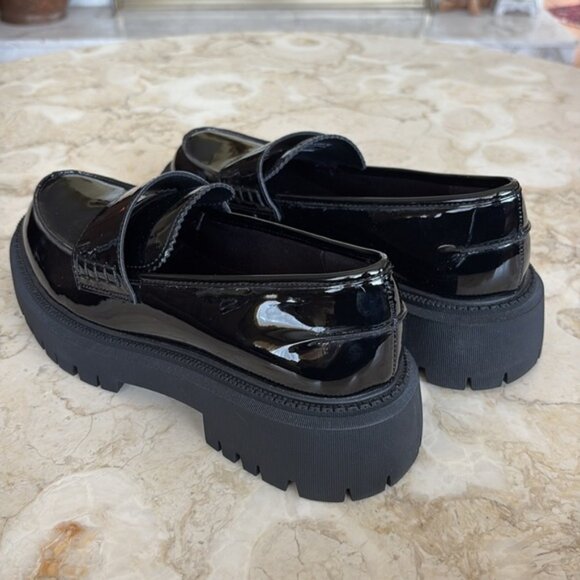 NEW! Sketchers Modern Rugged - Sweet Choice Patent Leather Loafers Memory Foam - Picture 10 of 13